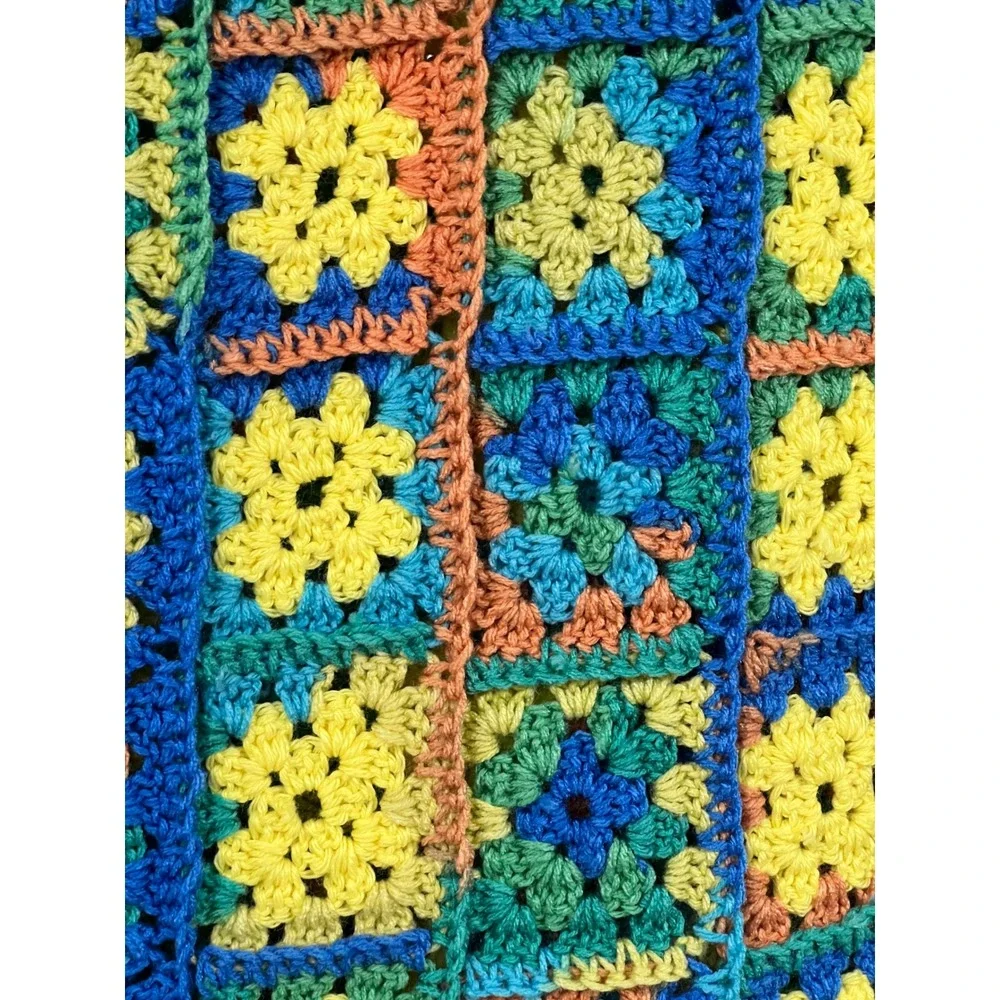 Handmade bright crochet